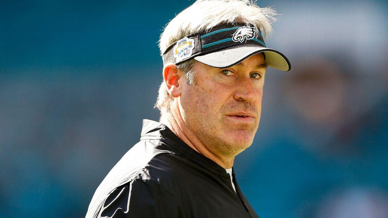 Philadelphia Eagles coach Doug Pederson given no assurance he'll finish  season - ESPN