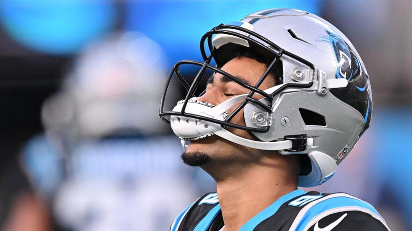Bryce Young Slams Helmet as Panthers Collapse Against Familiar Foe