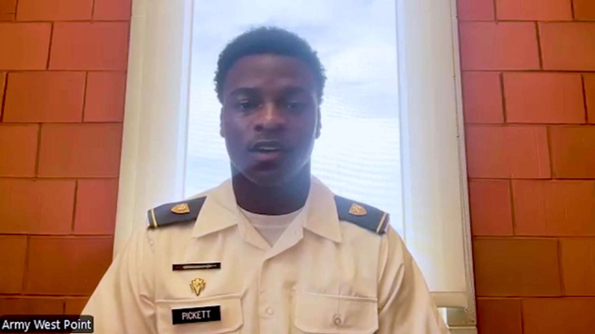 Larry Pickett Jr. | Army football player, NC native who attends West Point  talks about saving man from fiery car wreck in NY - ABC11 Raleigh-Durham