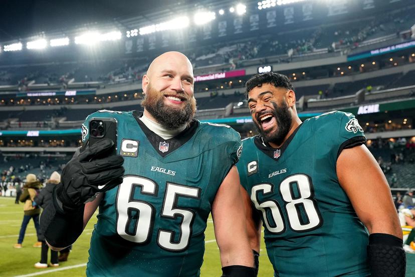 Eagles’ $356 Million OL Duo Named Favorites for Inaugural NFL Award