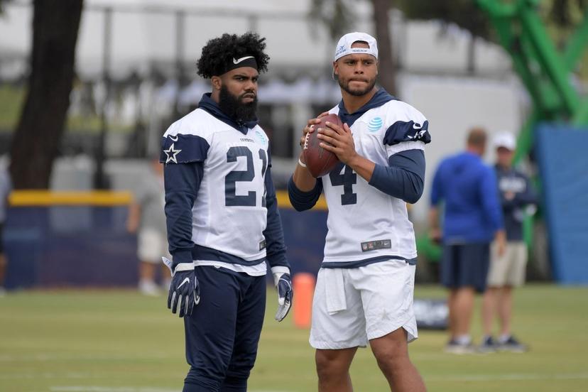 Eagles fans had a field day mocking the video of Dak Prescott throwing an interception on the first day of training camp.