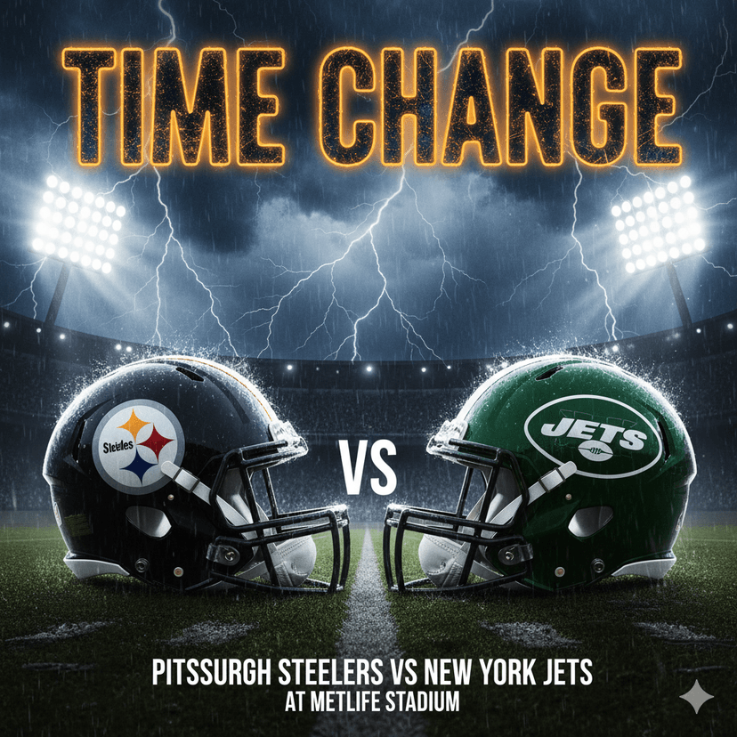 TIME CHANGE: Steelers vs Jets – Week 1 Game Information
