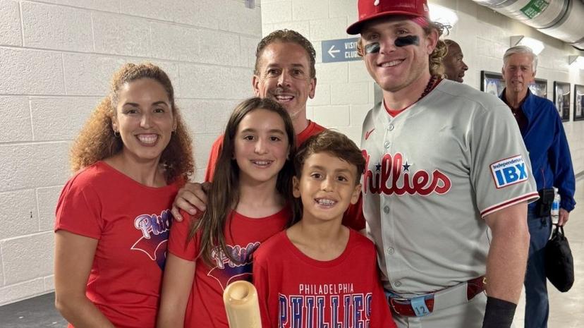 Eagles Star Thanks Harrison Bader After Viral Phillies Ball Drama Involving His Nephew