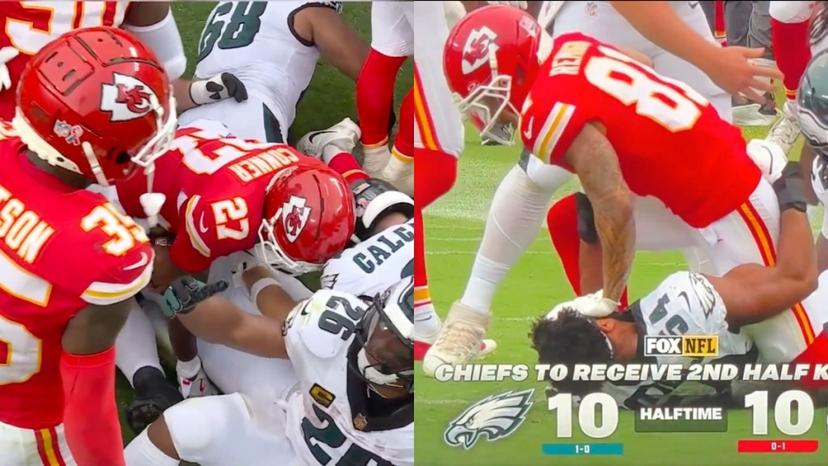 NFL Delivers Harsh Discipline to Chiefs WR After Forcibly Shoving Eagles’ Jeremiah Trotter Jr.’s Face Into the Ground