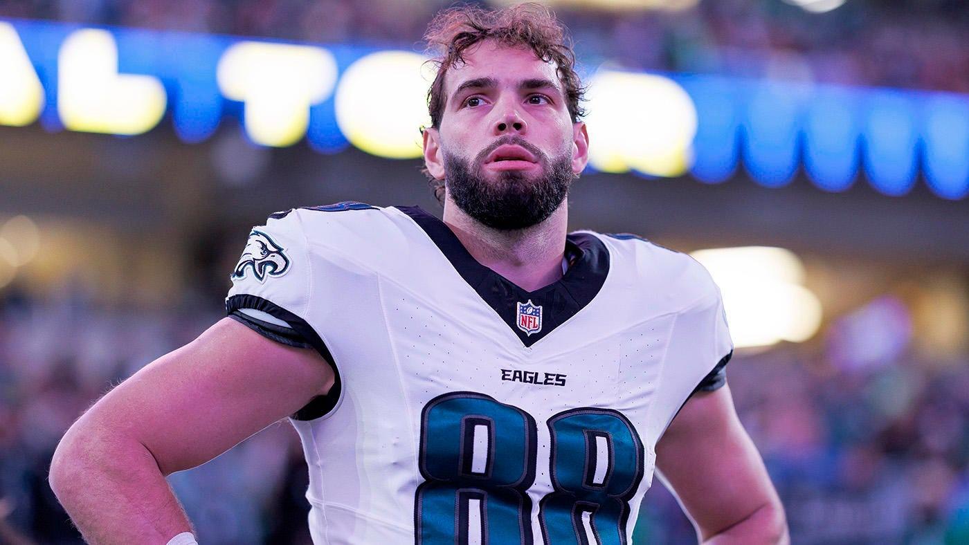 Eagles Face Major Concern as Dallas Goedert Misses Practice with Knee Injury