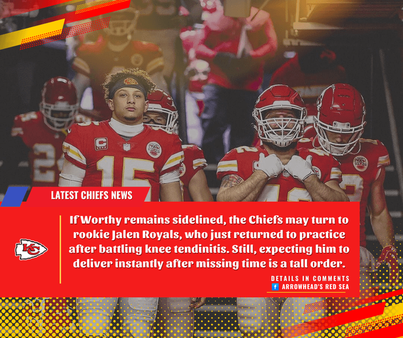 🚨 Chiefs Suffer Major Xavier Worthy Setback Ahead of Giants Primetime Showdown