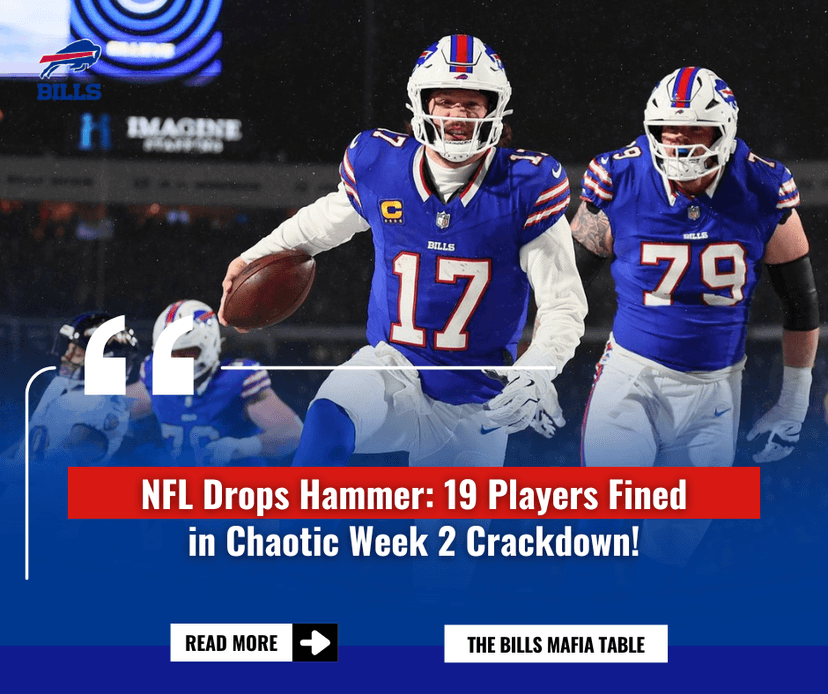 NFL Drops Hammer: 19 Players Fined in Chaotic Week 2 Crackdown!