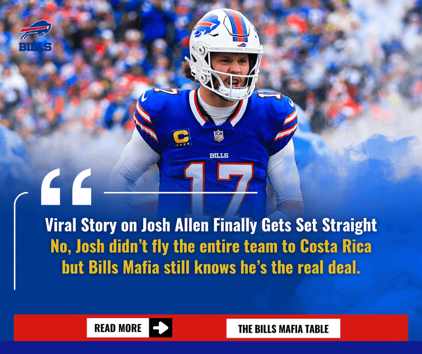 Viral Story on Josh Allen Finally Gets Set Straight