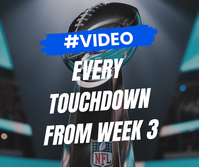 Every Touchdown from Week 3 — 2025 NFL Season Highlights!