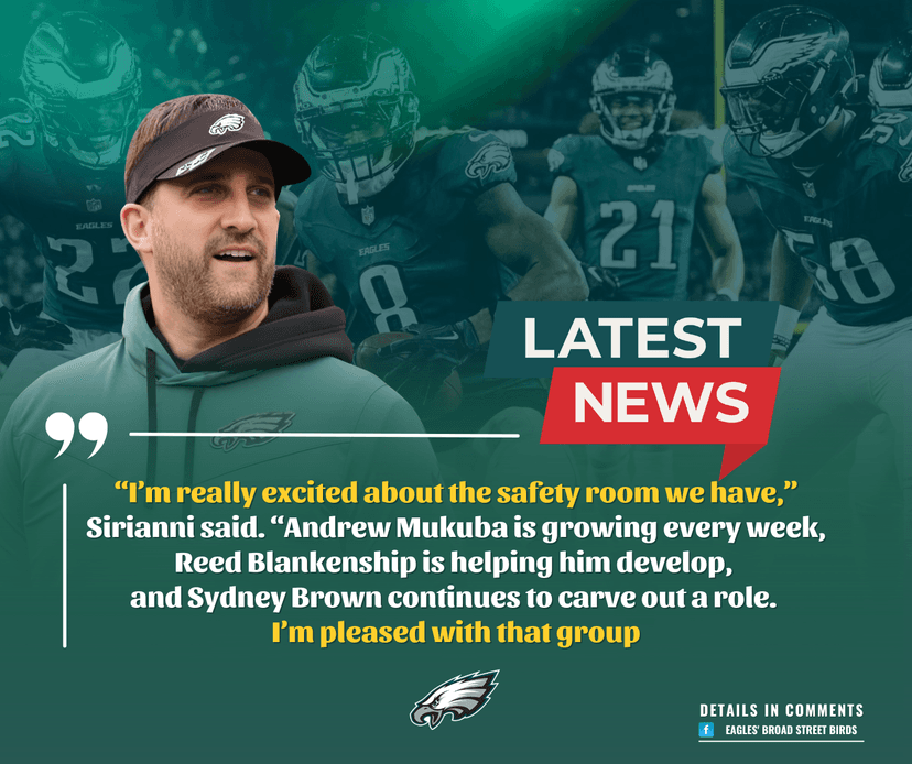 Eagles Break Silence on Gardner-Johnson: Sirianni’s Answer May Surprise You