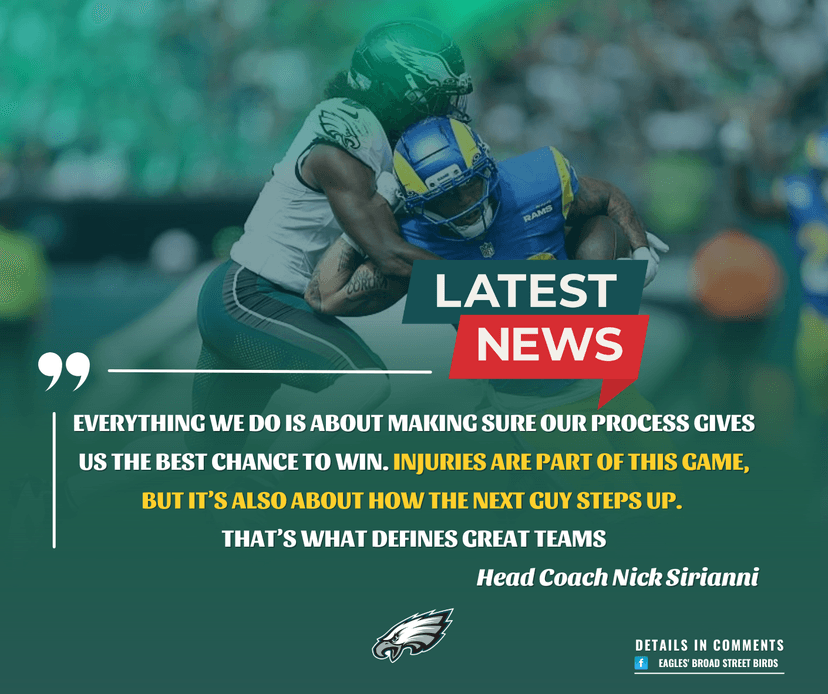 Eagles’ Comeback Win Overshadowed by Mounting Injuries Ahead of Tampa Bay Clash