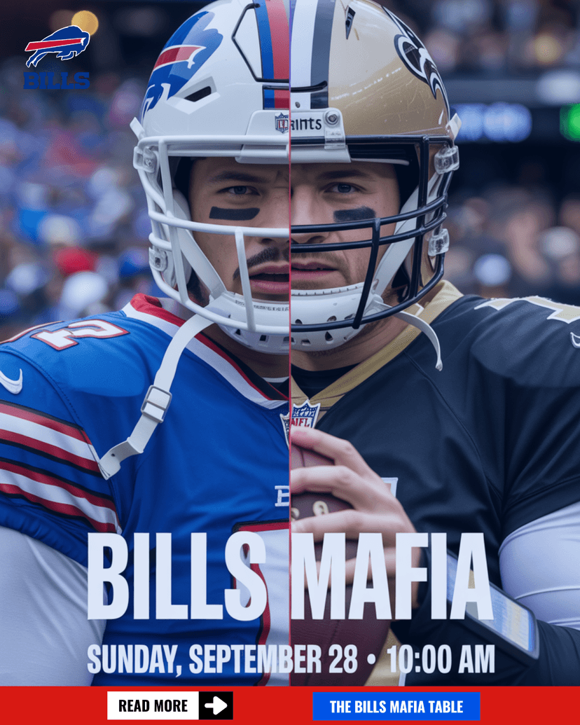 Bills Charge Toward Glory: Unstoppable Buffalo Set to Dominate Saints in Week 4 Triumph!