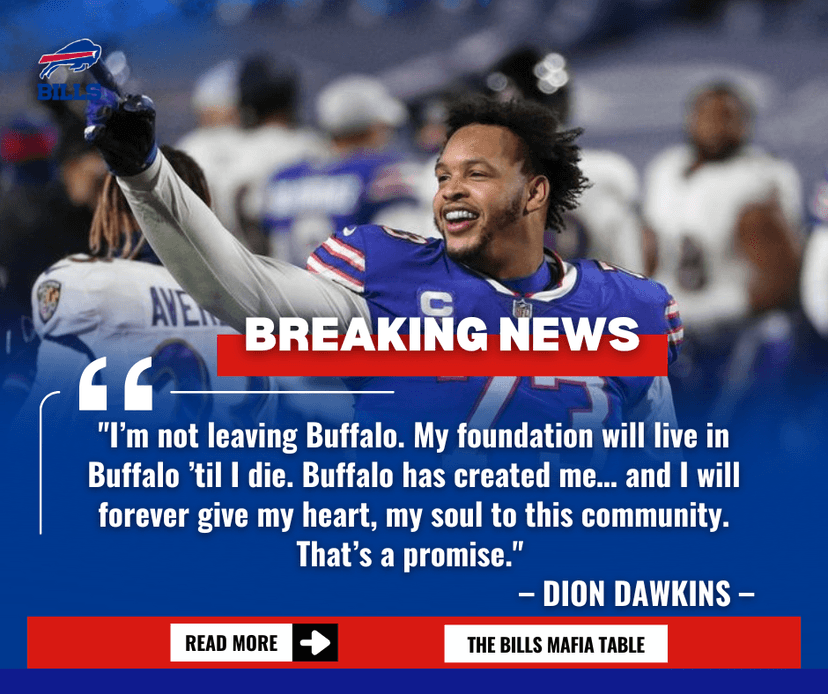 Dion Dawkins’ Heart of Gold: Bills Star Builds Legacy Beyond the Gridiron!