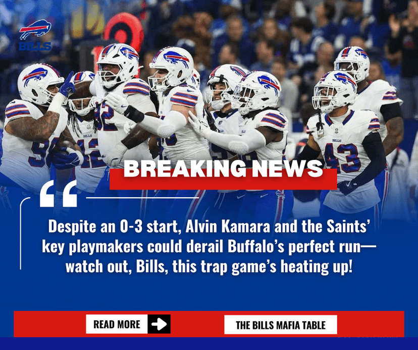 Saints’ Kamara and Co. Ready to Haunt Unbeaten Bills in Week 4 Shocker!