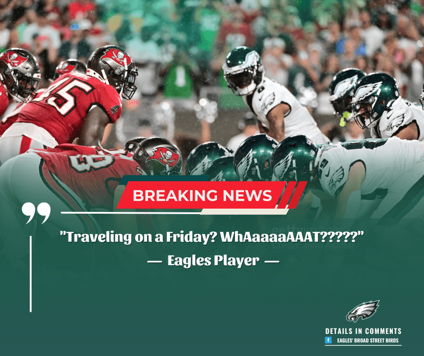 JET SETTING BIRDS: EAGLES PLAYERS FLAUNT TRAVEL STYLE AND PIZZA IN HILARIOUS ROAD TRIP VIDEO