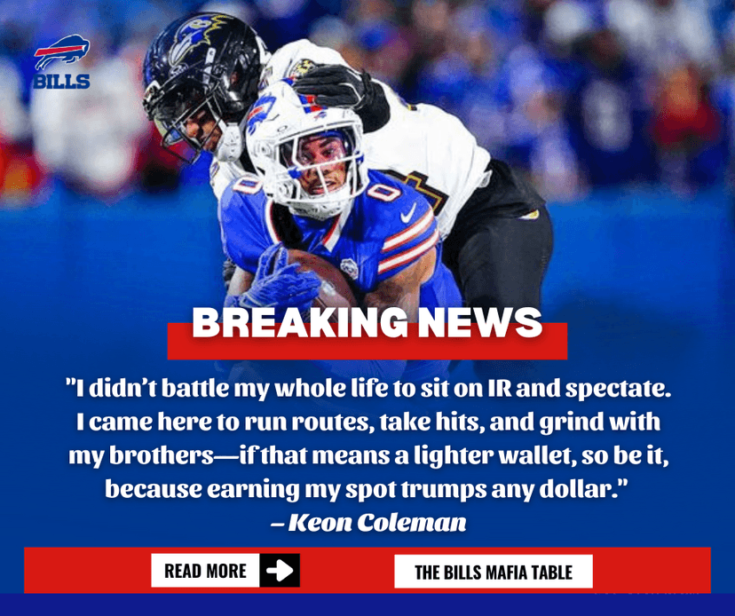 Bills Rookie Stuns Orchard Park: Rejects IR Safety Net for Fiery Fight Back to Glory!