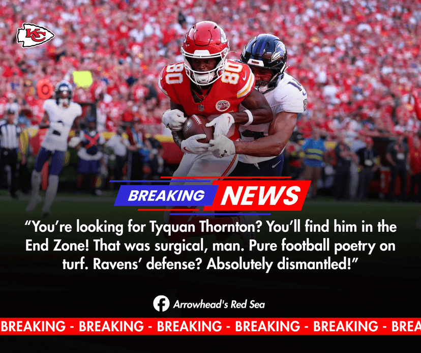 END ZONE ERUPTION! TYQUAN THORNTON'S TD IS THE STUNNING KEY TO CHIEFS’ 37-20 VICTORY