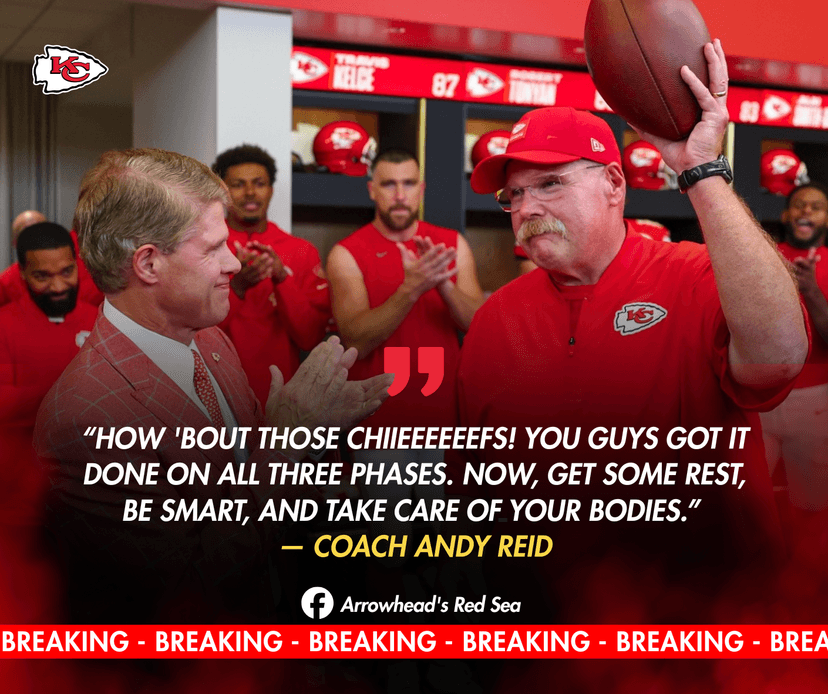 "HOW 'BOUT THOSE CHIEFS!": ANDY REID HITS HISTORIC 200-GAME MILESTONE AFTER STATEMENT WIN