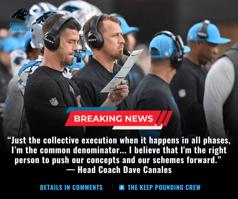 "I'M THE COMMON DENOMINATOR": CANALES DEFENDS PLAY-CALLING ROLE AMID PANTHERS' COLLAPSE