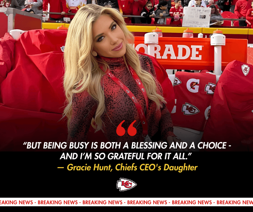 CHIEFS HEIRESS GRACIE HUNT SHARES INTIMATE PHOTOS WITH BOYFRIEND FANS HAVEN'T SEEN: BREAKING THE SILENCE ON ROMANCE