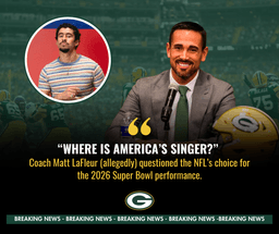 PACKERS COACH MATT LAFLEUR ATTACKS BAD BUNNY: "WHERE IS AMERICA'S SINGER?" - SUPER BOWL 2026 CONTROVERSY HITS GREEN BAY
