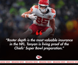 Chiefs Quietly Sideline Hype: Robert Tonyan's Role Is Smart Roster Management