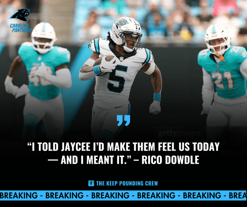 Rico Dowdle Stuns Dolphins After Bold Promise to Jaycee Horn