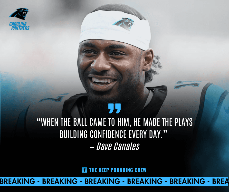 Dave Canales said what Panthers fans always hoped about Xavier Legette