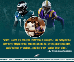 He Could’ve Been Any of Us’: A.J. Brown Quietly Sends $250,000 to Kyren Lacy’s Mother — Fans Call It the Most Beautiful Act of Humanity the NFL Has Seen This Year.