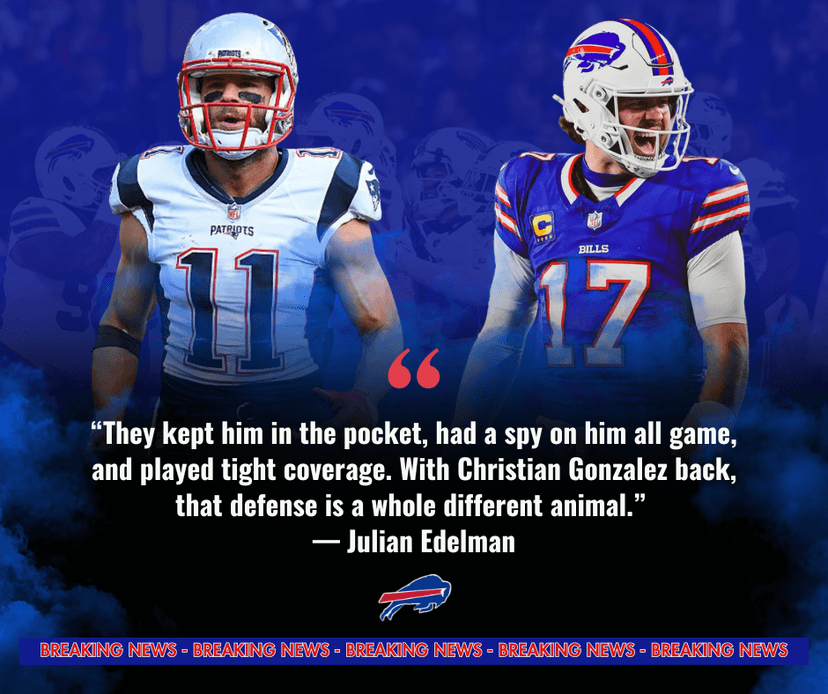 Patriots Legend Julian Edelman Reveals Bold Plan That Rattled Josh Allen