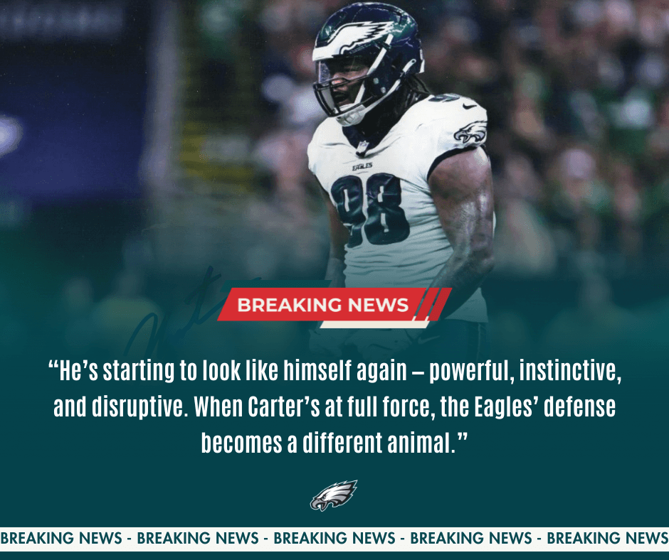 Eagles' Jalen Carter Poised to Explode Ahead of Giants Showdown
