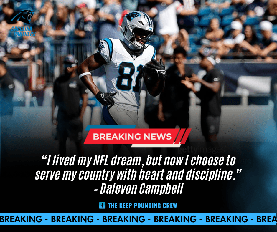 Panthers Rookie Retires to Join the Military and Serve His Country