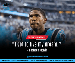 Former Panthers Player Rashaan Melvin Retires After Breaking His Neck in Staircase Fall – Says “I Got to Live My Dream”