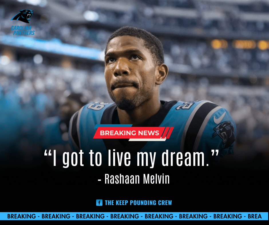 Former Panthers Player Rashaan Melvin Retires After Breaking His Neck in Staircase Fall – Says “I Got to Live My Dream”
