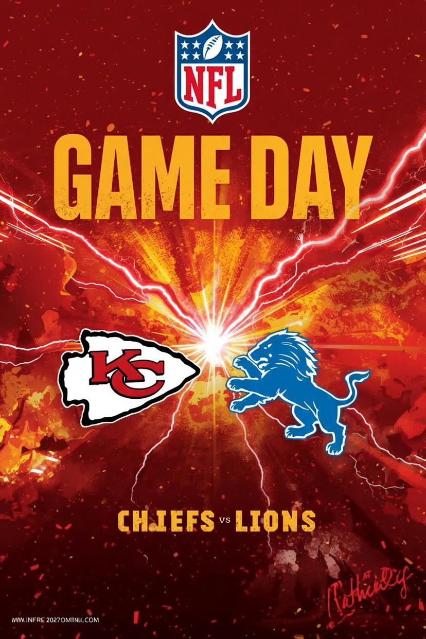 Arrowhead Awakens – Chiefs Announce Lineup and Predicted Score in Lions Showdown!