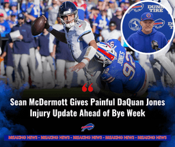 Sean McDermott Gives Painful DaQuan Jones Injury Update Ahead of Bye Week