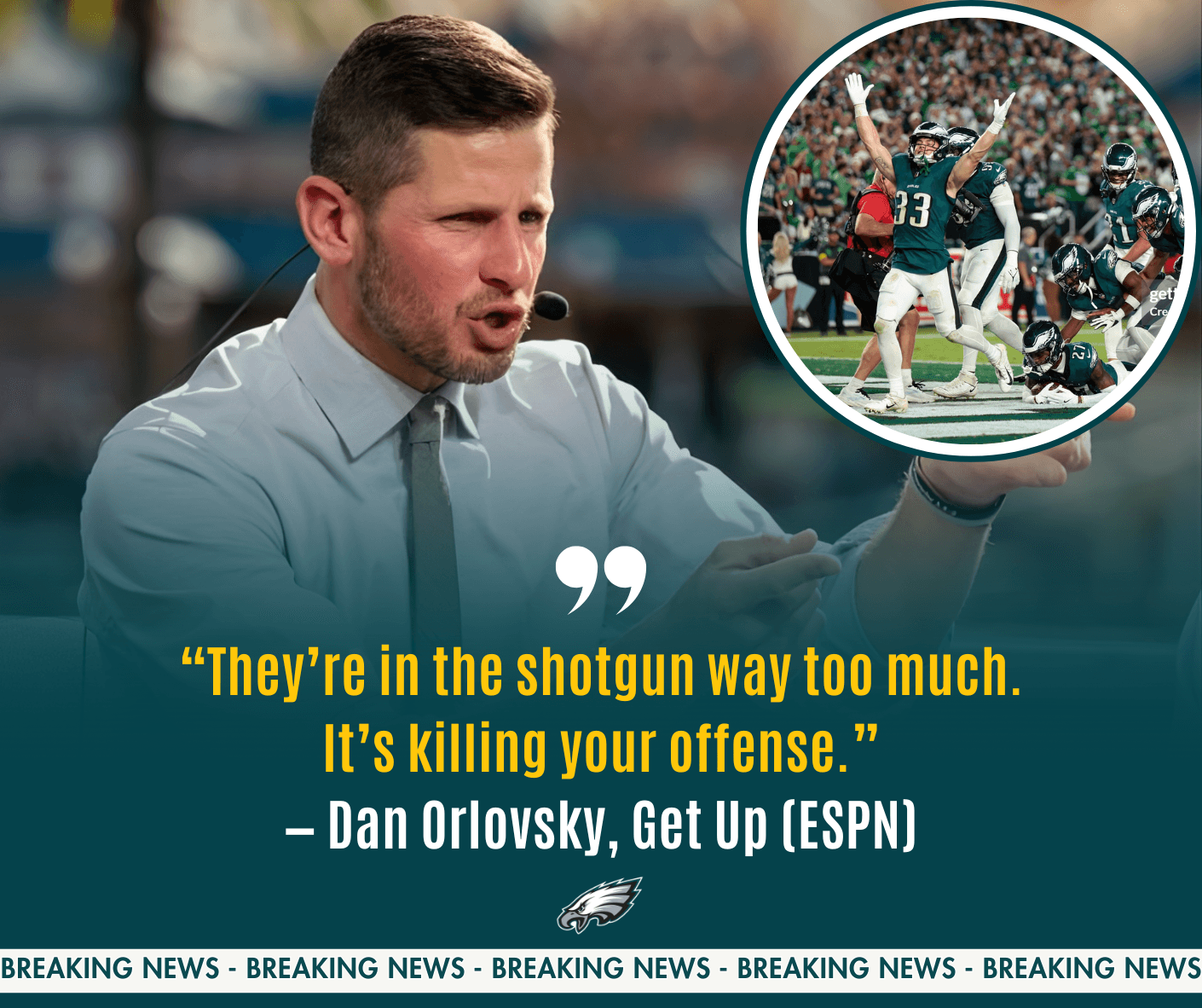 Dan Orlovsky Calls Out Eagles’ Offense: Painful — But Maybe Necessary