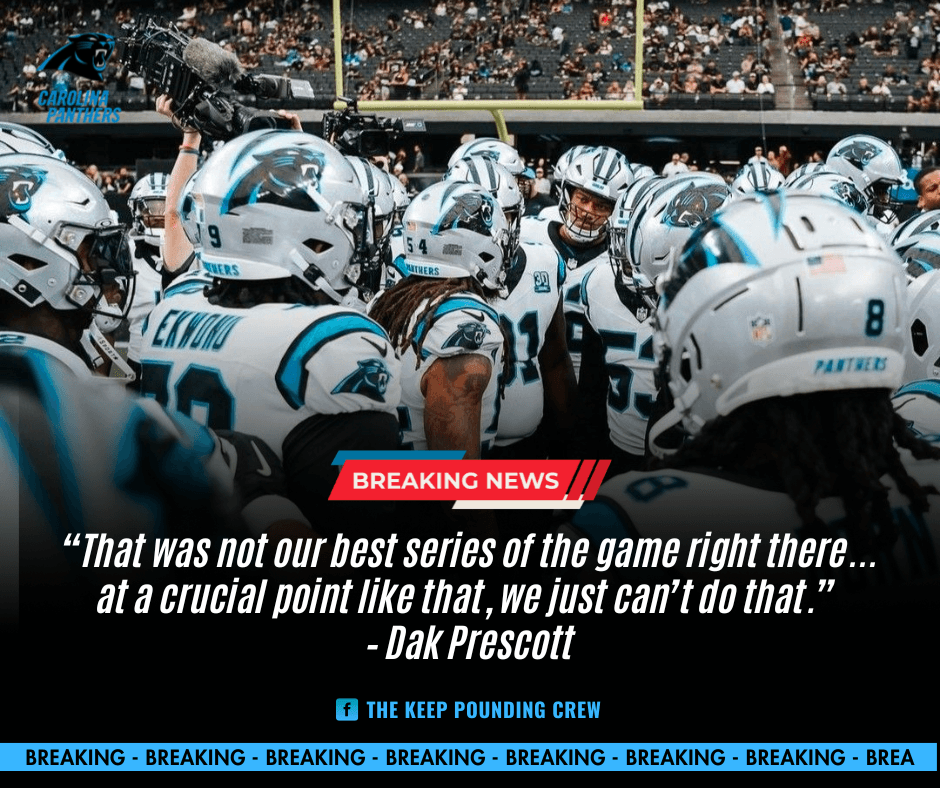 Cowboys QB Dak Prescott Calls Out One Costly Issue After Panthers Loss
