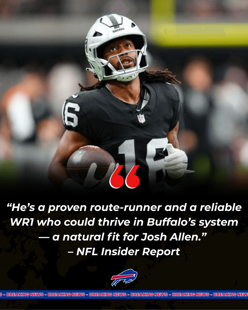 Shocking Trade Rumor: Buffalo Bills Set to Acquire a Star from the Las Vegas Raiders.