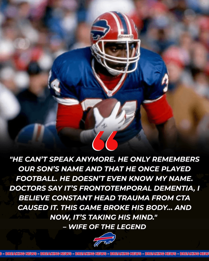 Bills Legend Diagnosed With Dementia at 61—Can't Speak, But Still Remembers Gridiron Glory in Buffalo!