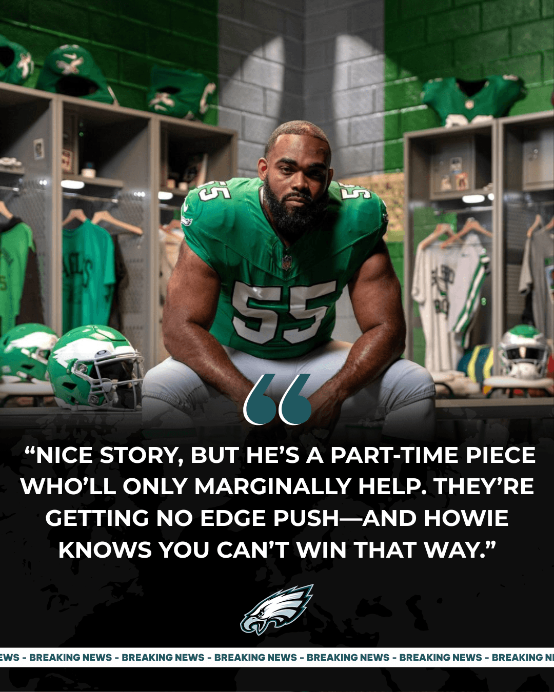 Scout “Slaps” Brandon Graham’s Pride: Revered Legacy, but the Eagles Need More Than Locker‑Room Fire