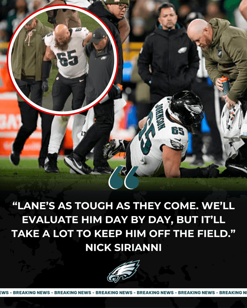 Eagles star Lane Johnson suffers SERIOUS ankle injury in week 10 game against Packers