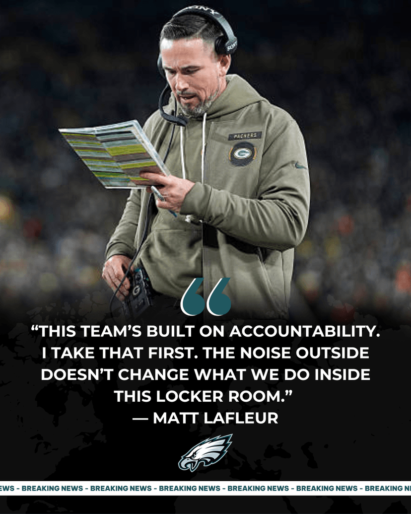 Packers’ Matt LaFleur Faces Hot-Seat Questions After 10-7 Loss to Eagles — ‘We’ll Dig Out of This Hole, But It Starts With Me.’