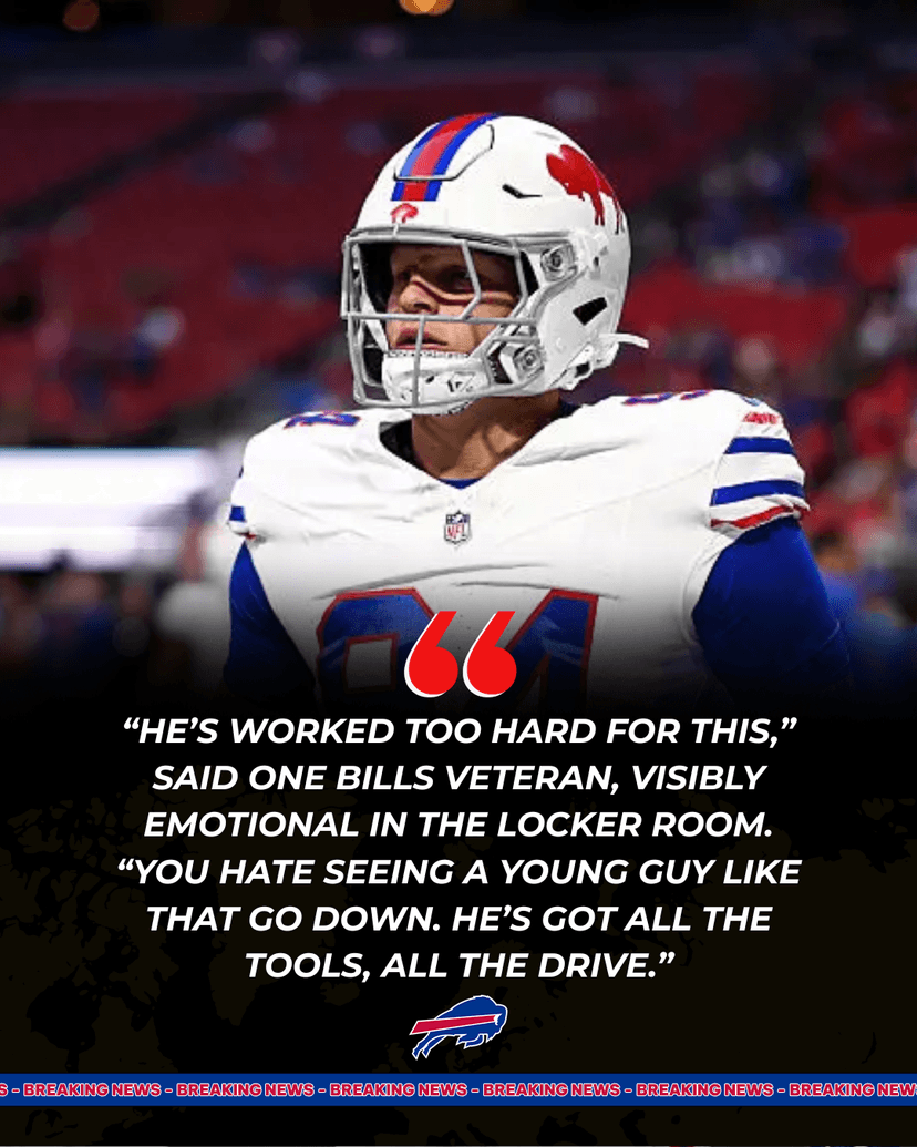 BREAKING: Promising Bills Rookie Placed on Injured Reserve — Season Ends After Just Three Games Amid Emotional Sideline Scene