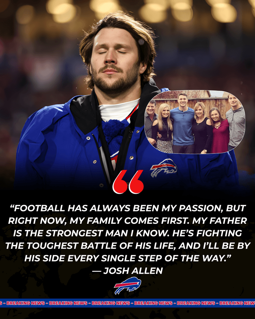 Josh Allen’s Emotional Announcement Leaves NFL in Tears – “My Family Comes First.”