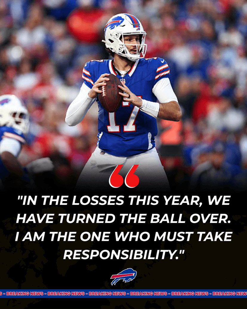 Josh Allen Shocks Fans By Revealing Who Is Most To Blame For The Bills Struggles – And No One Saw It Coming