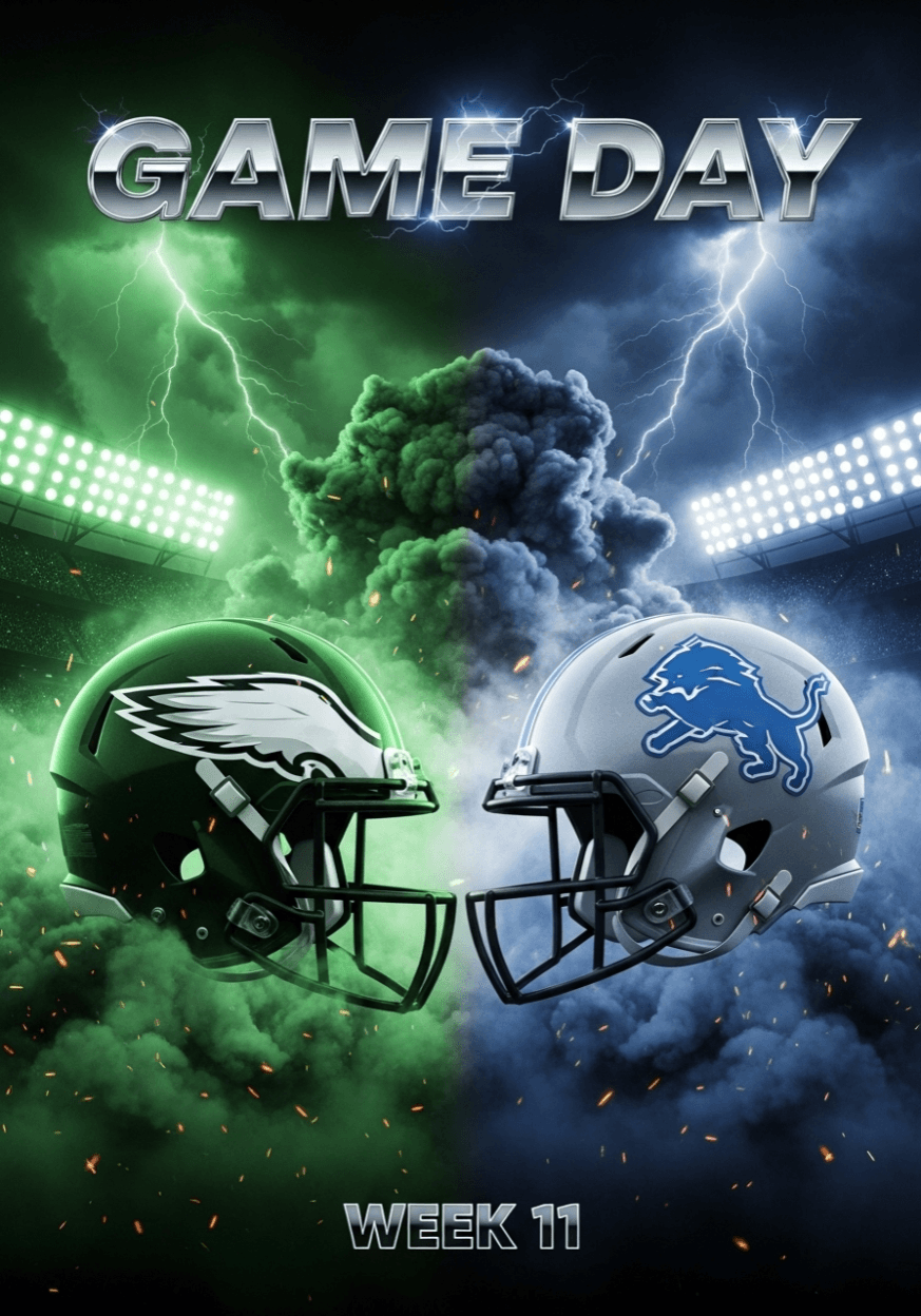 HOW TO WATCH EAGLES VS. LIONS - GAME DAY - WEEK11