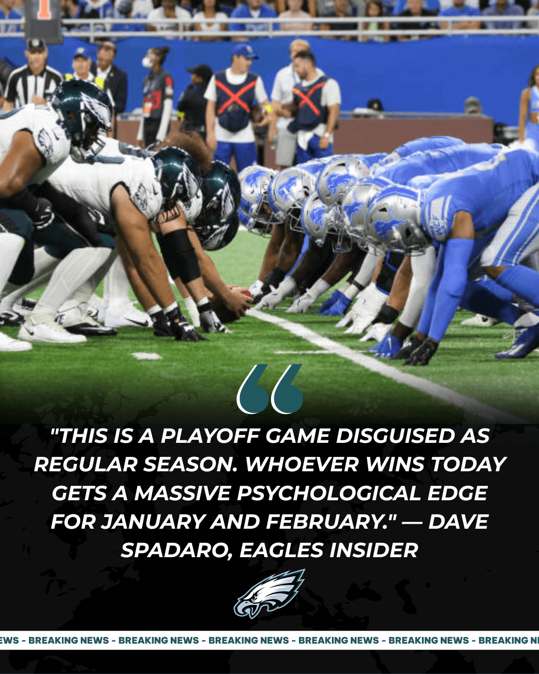 5 Factors That Will Decide Eagles vs. Lions: The Last One Will SHOCK You