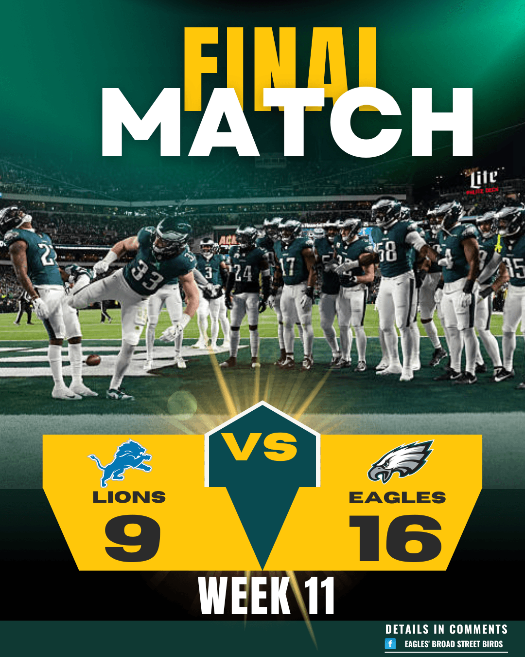 3 Key Takeaways from the Eagles Hard Fought Win Over the Lions