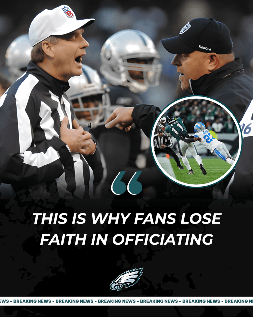 Eagles Accused of Referee Favoritism After Controversial Game Changing Flag [VIDEO]